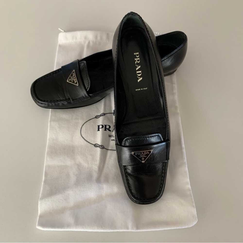 Prada Women’s Size 38 Calzature Donna Loafers - Picture 2 of 11